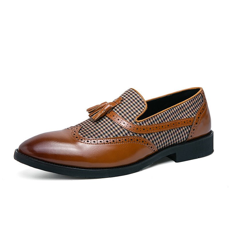 Men's British - style Business Casual Leather Shoes - PratSN