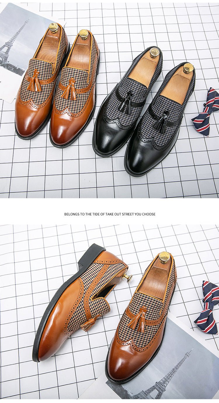 Men's British - style Business Casual Leather Shoes - PratSN