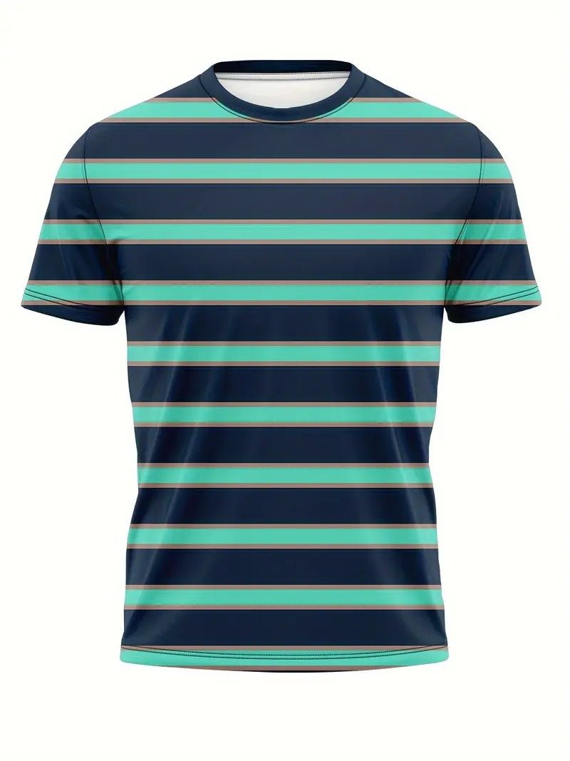 Men's Carnival Fashion Striped T-shirt - PratSN