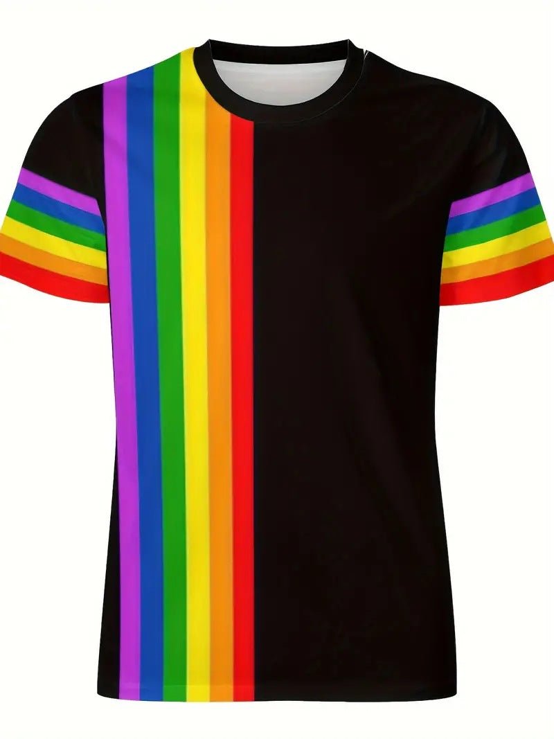 Men's Carnival Fashion Striped T-shirt - PratSN