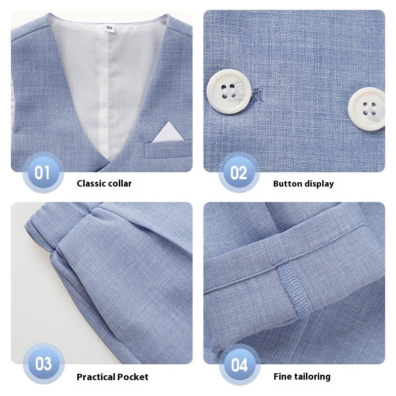 Men's Children's Suit Vest Suit - PratSN