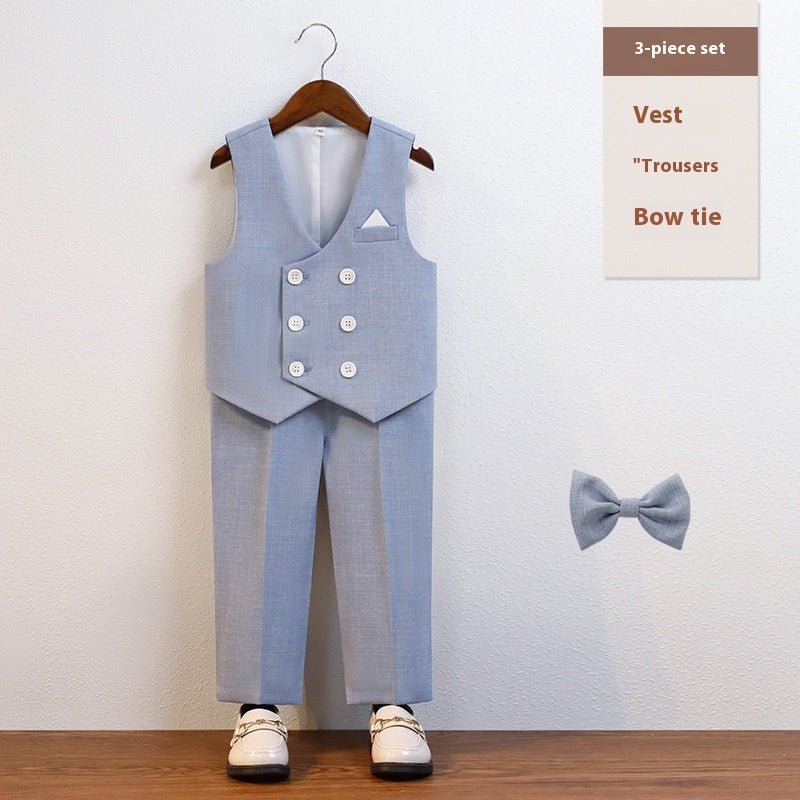 Men's Children's Suit Vest Suit - PratSN