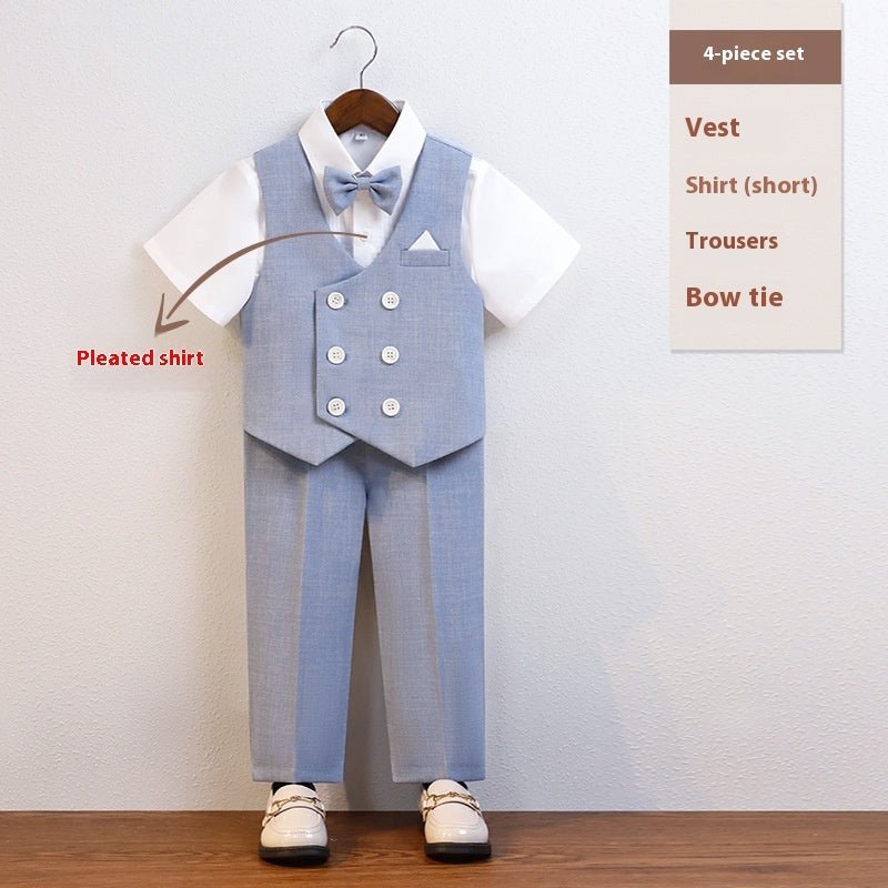Men's Children's Suit Vest Suit - PratSN