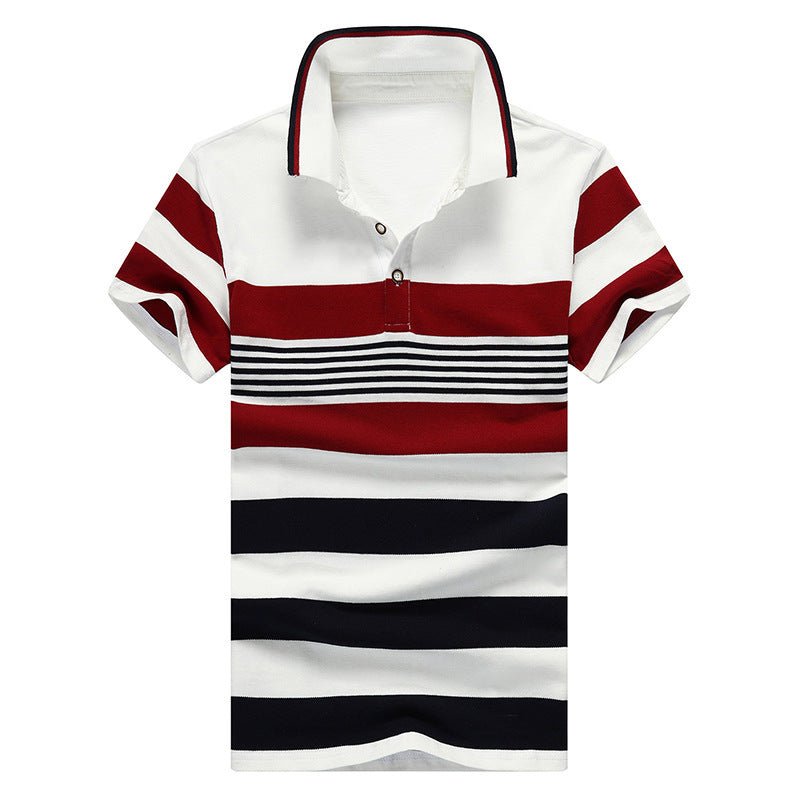 Men's Cotton Polo Shirt Short Sleeve T-Shirt - PratSN