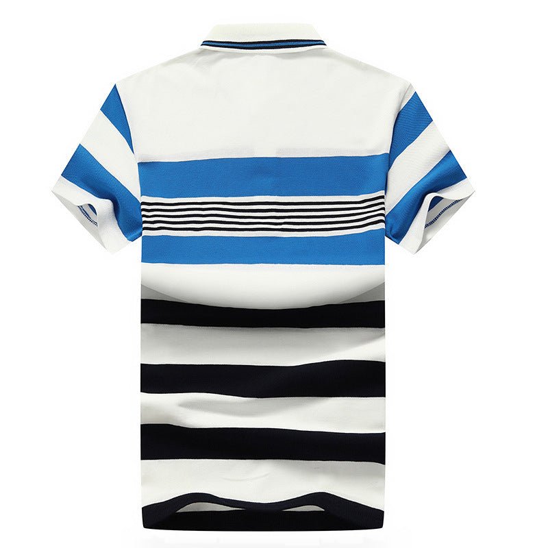 Men's Cotton Polo Shirt Short Sleeve T-Shirt - PratSN