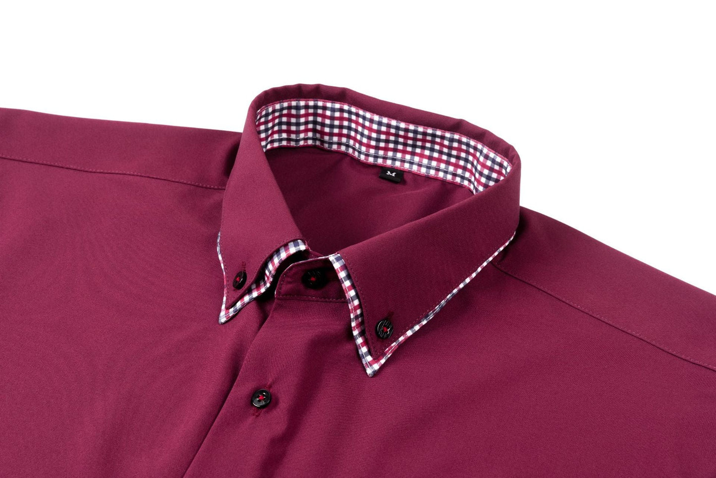Men's Double Collar Stitching Casual Versatile High - end Shirt - PratSN