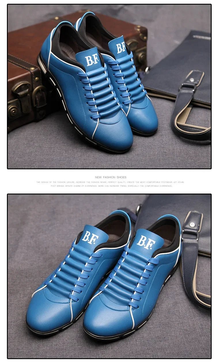 Men's Fashion Casual Shoes New British Style Gentlemen's Four Seasons Banquet Sports Shoes Wear Resistant Comfortable Flat Shoes - PratSN