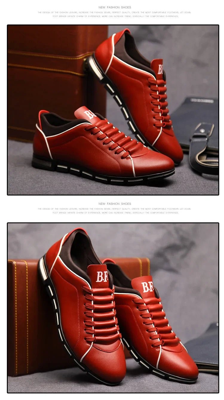 Men's Fashion Casual Shoes New British Style Gentlemen's Four Seasons Banquet Sports Shoes Wear Resistant Comfortable Flat Shoes - PratSN