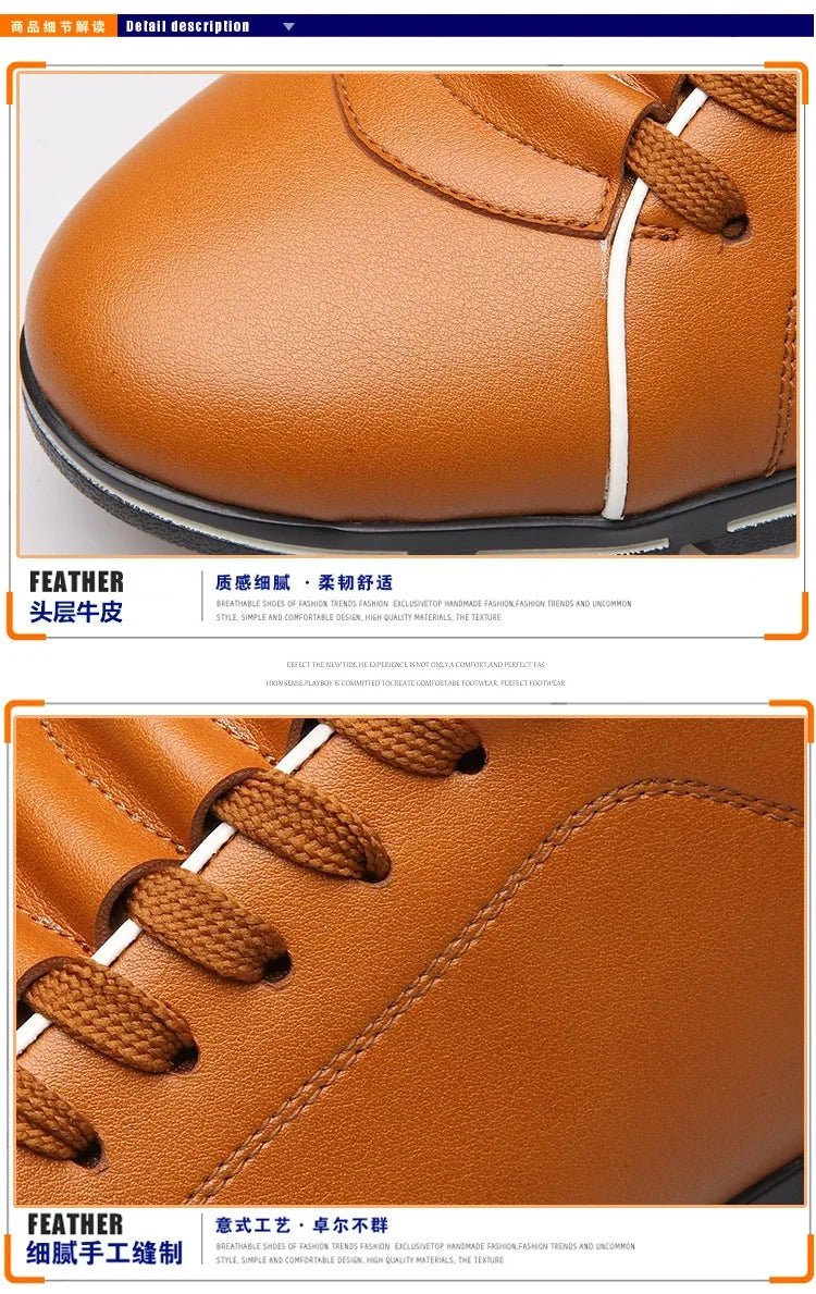 Men's Fashion Casual Shoes New British Style Gentlemen's Four Seasons Banquet Sports Shoes Wear Resistant Comfortable Flat Shoes - PratSN
