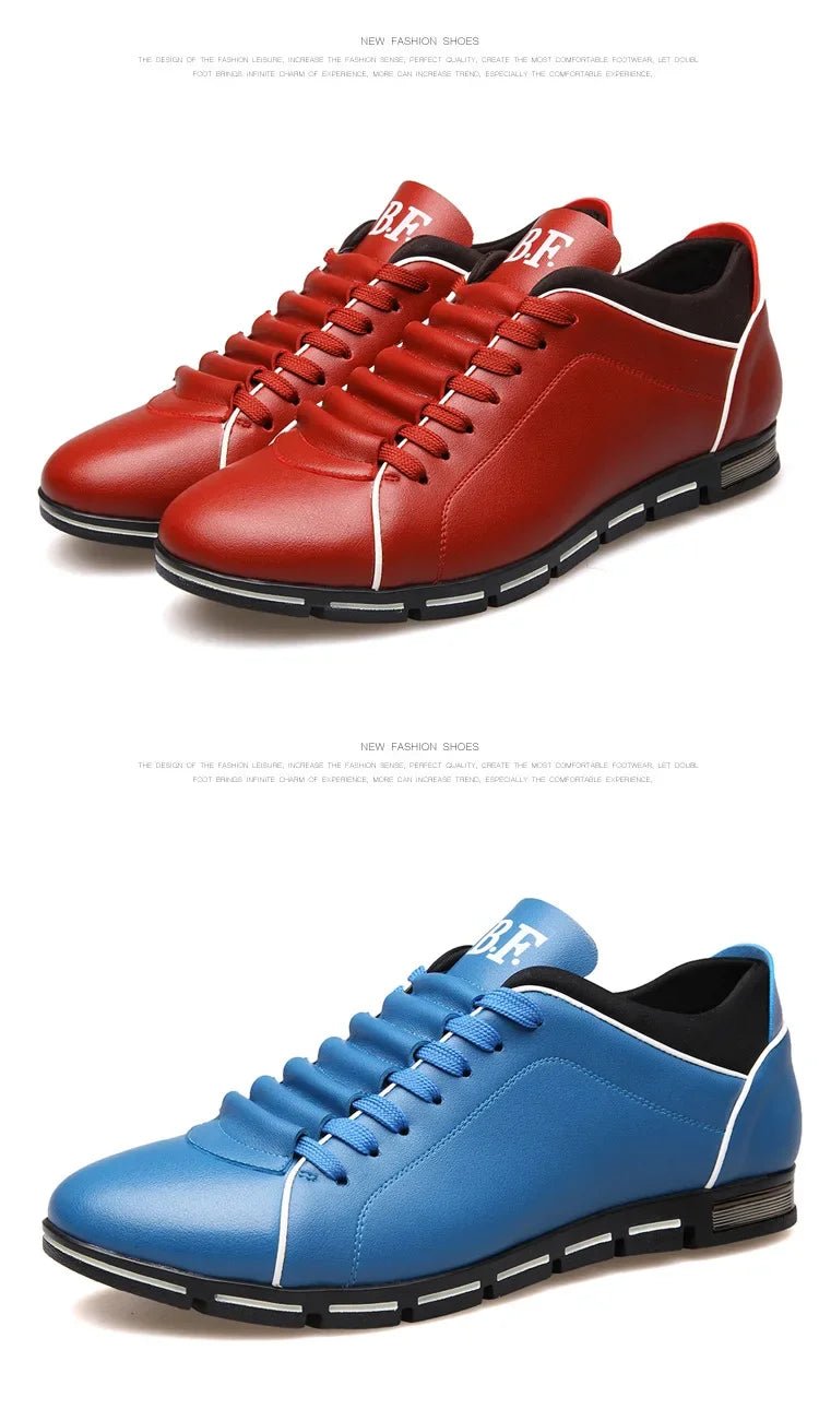 Men's Fashion Casual Shoes New British Style Gentlemen's Four Seasons Banquet Sports Shoes Wear Resistant Comfortable Flat Shoes - PratSN
