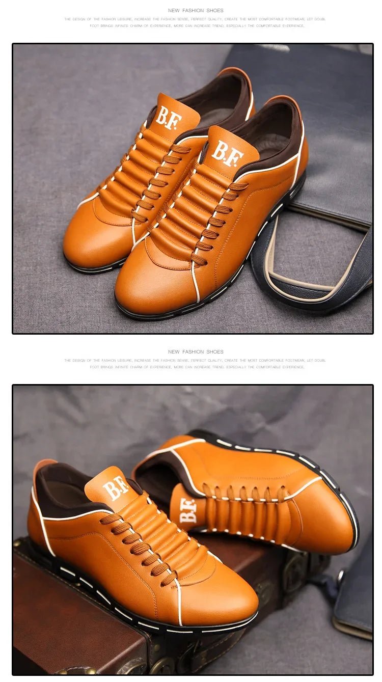 Men's Fashion Casual Shoes New British Style Gentlemen's Four Seasons Banquet Sports Shoes Wear Resistant Comfortable Flat Shoes - PratSN