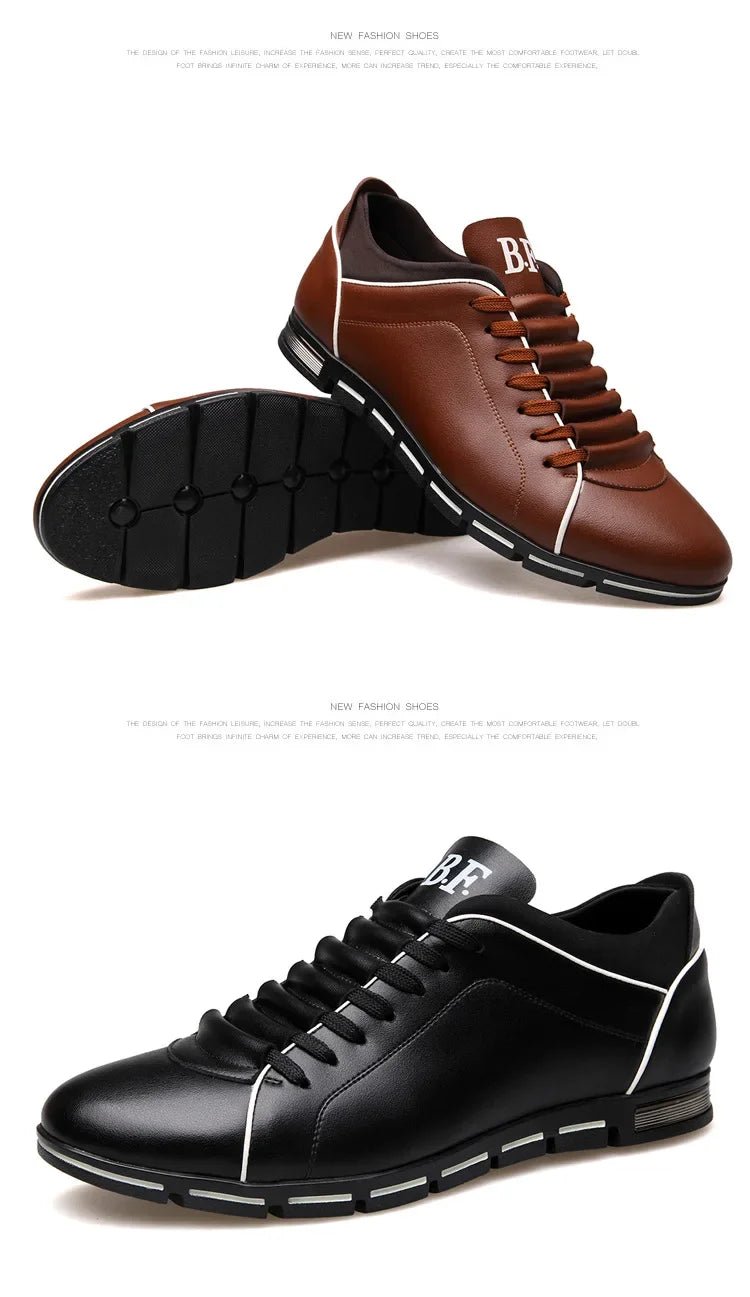 Men's Fashion Casual Shoes New British Style Gentlemen's Four Seasons Banquet Sports Shoes Wear Resistant Comfortable Flat Shoes - PratSN