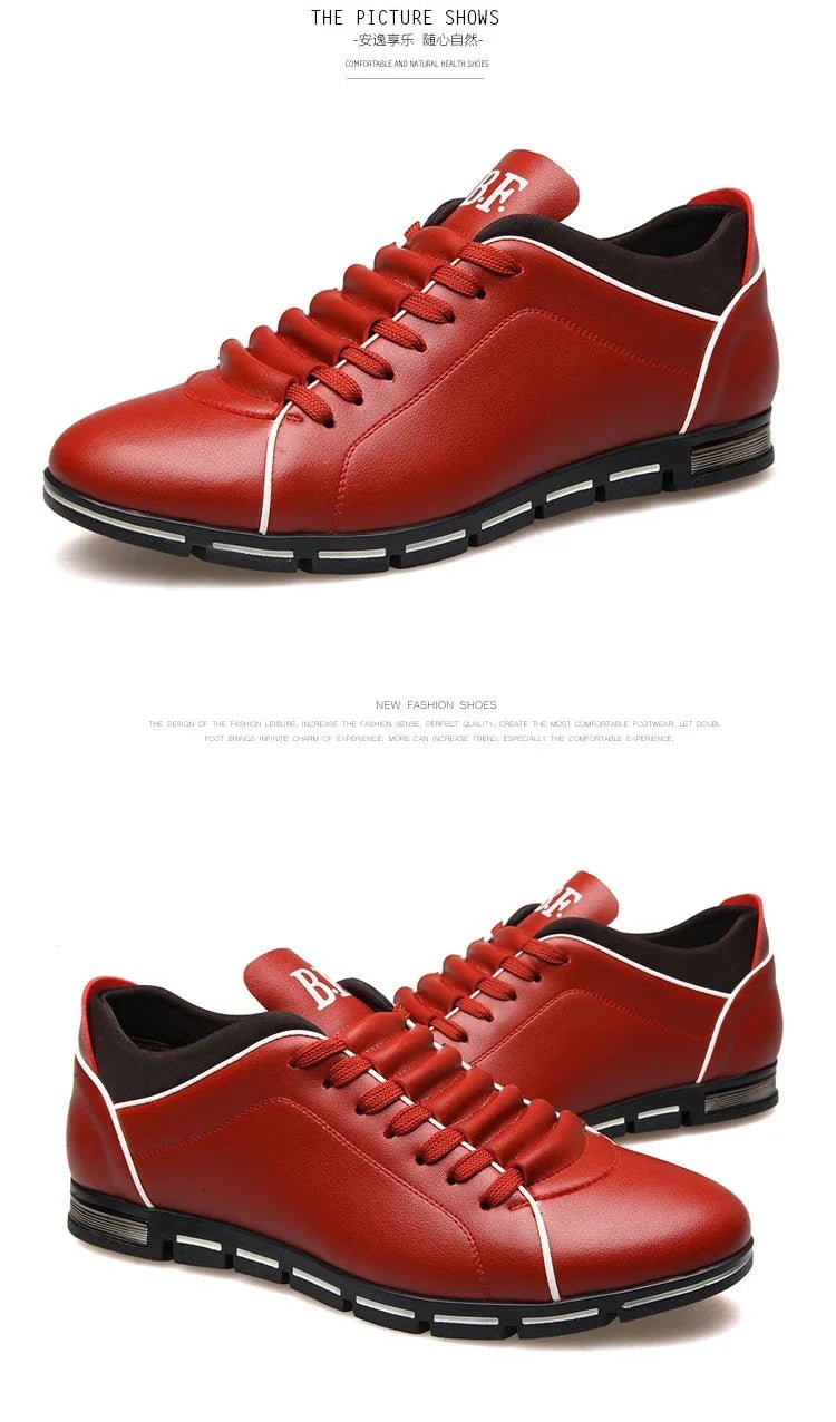 Men's Fashion Casual Shoes New British Style Gentlemen's Four Seasons Banquet Sports Shoes Wear Resistant Comfortable Flat Shoes - PratSN