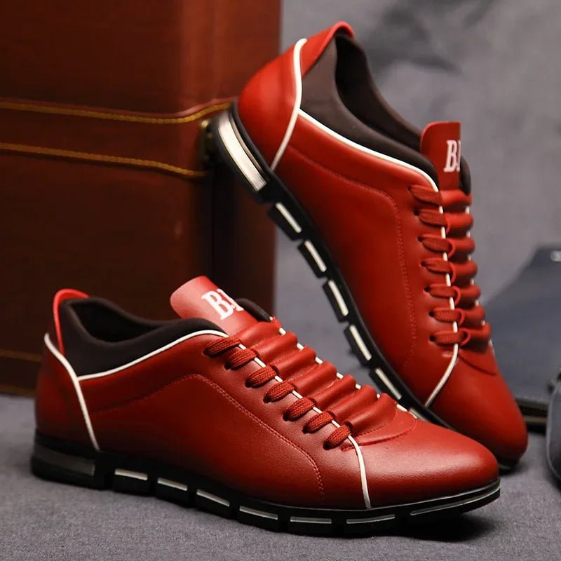Men's Fashion Casual Shoes New British Style Gentlemen's Four Seasons Banquet Sports Shoes Wear Resistant Comfortable Flat Shoes - PratSN