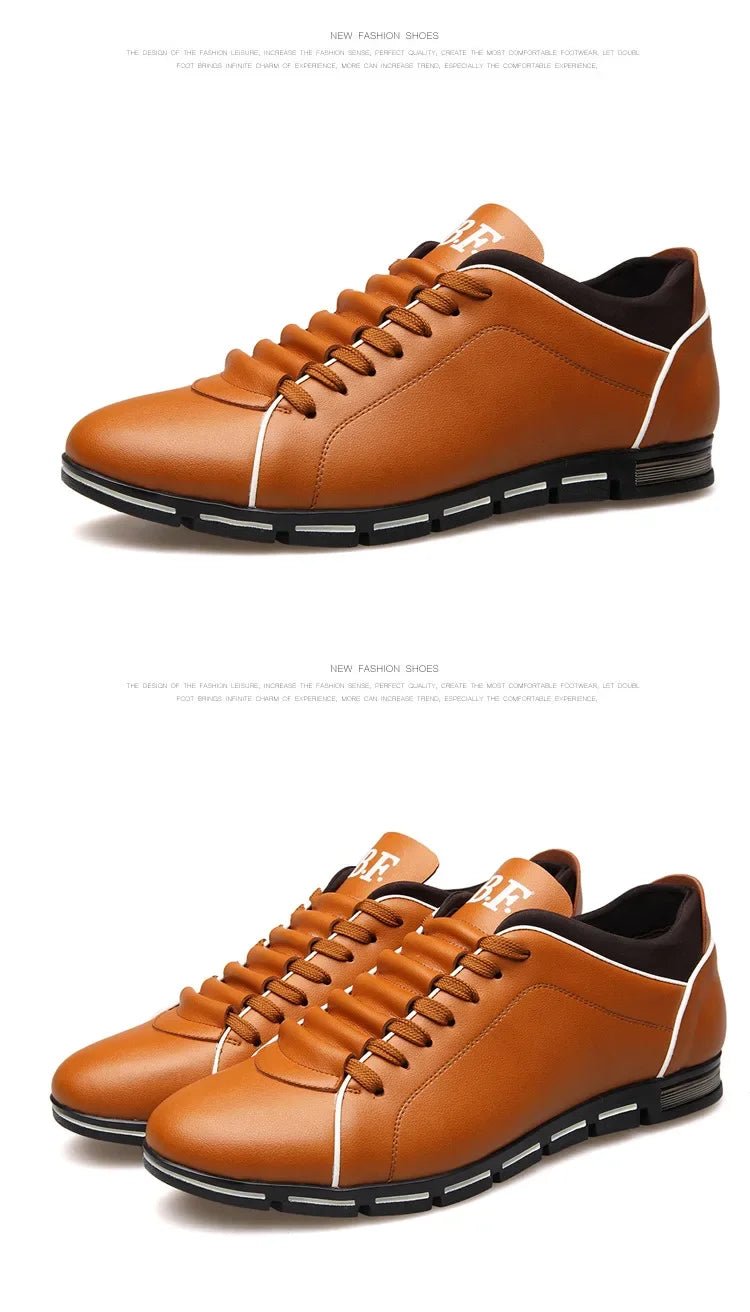 Men's Fashion Casual Shoes New British Style Gentlemen's Four Seasons Banquet Sports Shoes Wear Resistant Comfortable Flat Shoes - PratSN