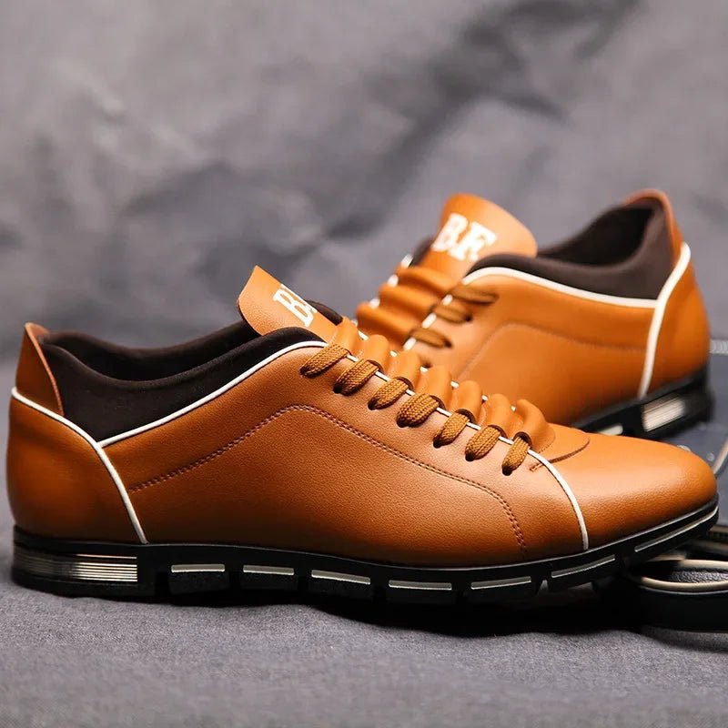 Men's Fashion Casual Shoes New British Style Gentlemen's Four Seasons Banquet Sports Shoes Wear Resistant Comfortable Flat Shoes - PratSN