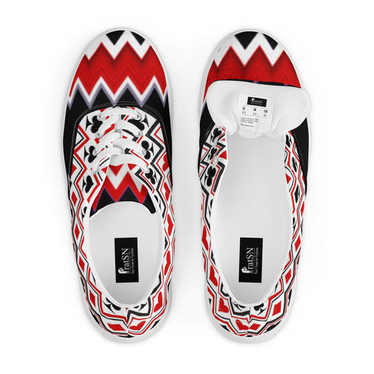 Men’s lace - up canvas shoes | Canvas Fashion Sneakers Casual Lace - up Canvas Sneakers - PratSN