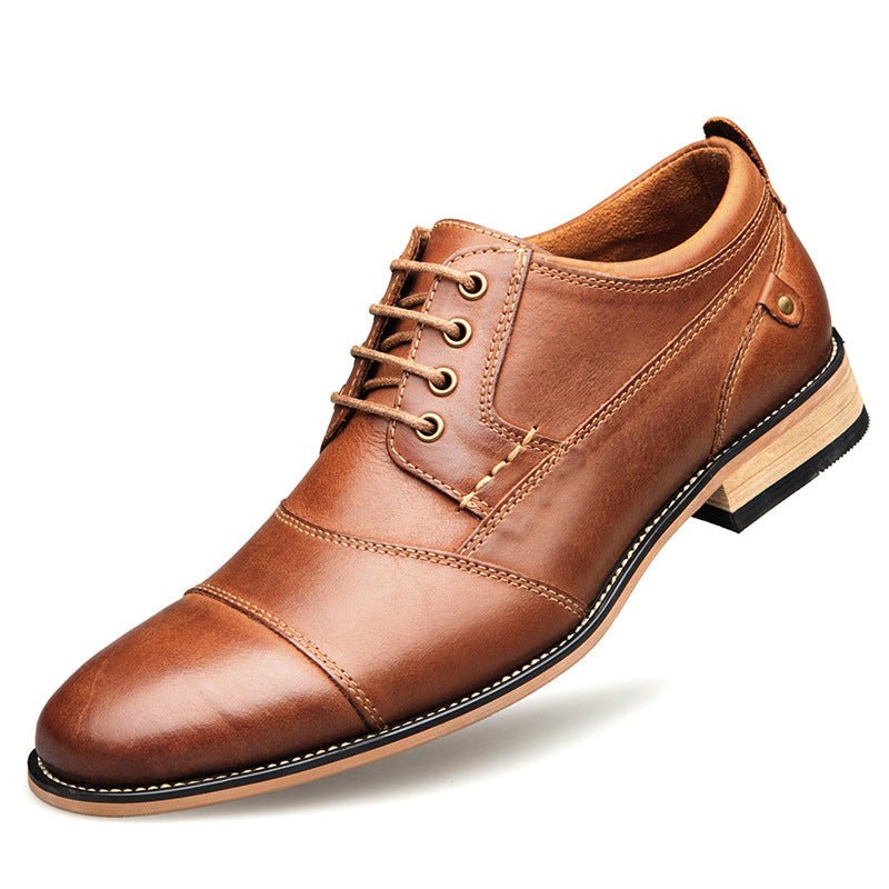 Men's Leather lace - up casual shoes - PratSN