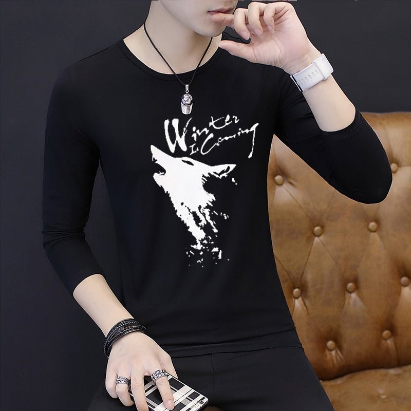 Men's Long - sleeved Bottoming Autumn Clothes T-shirt - PratSN