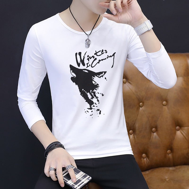 Men's Long - sleeved Bottoming Autumn Clothes T-shirt - PratSN