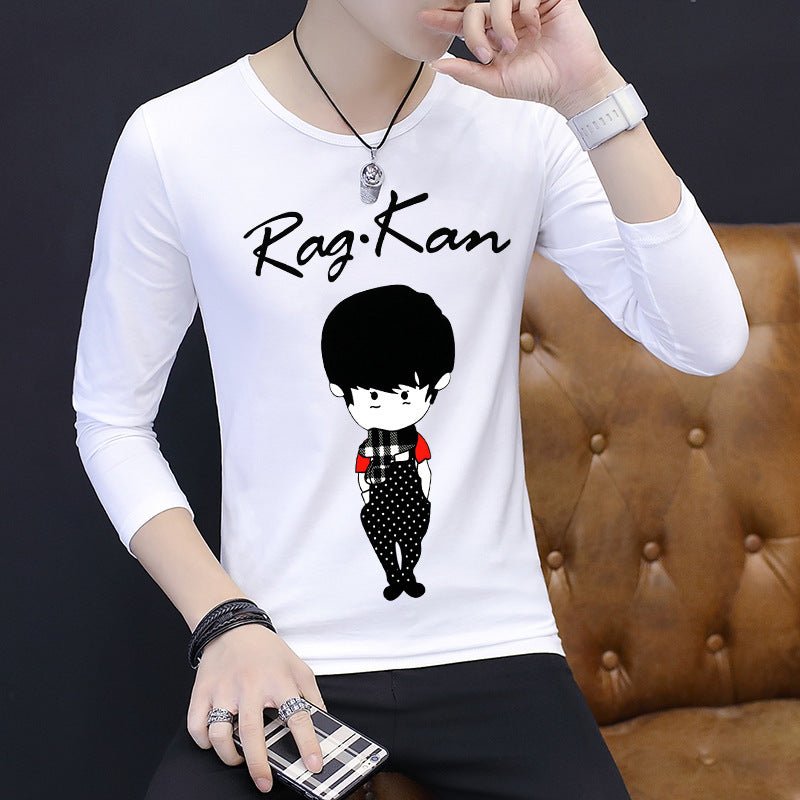 Men's Long - sleeved Bottoming Autumn Clothes T-shirt - PratSN