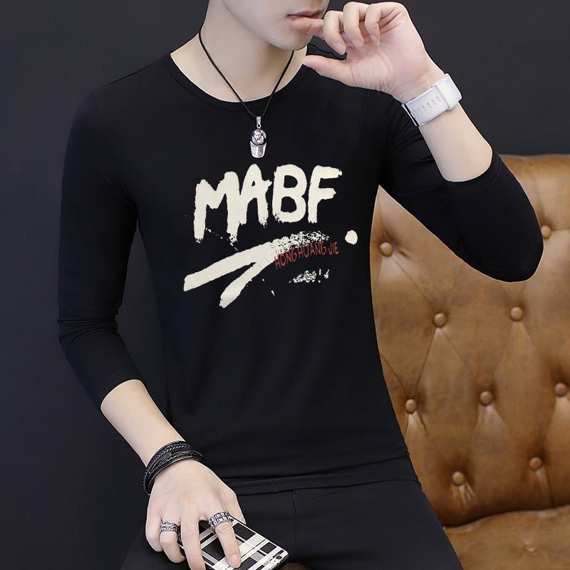 Men's Long - sleeved Bottoming Autumn Clothes T-shirt - PratSN