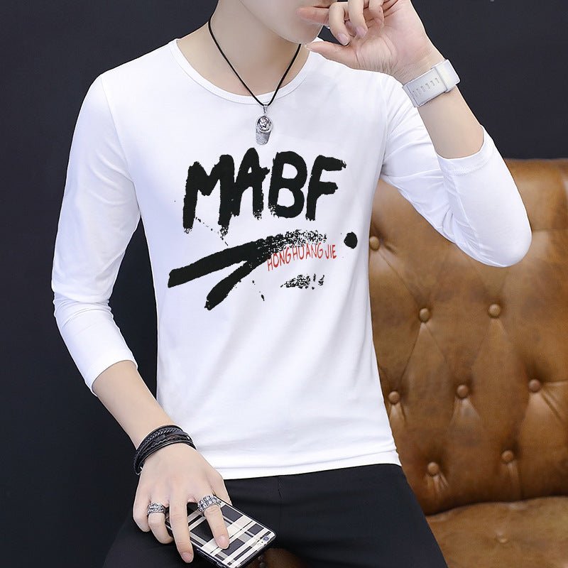 Men's Long - sleeved Bottoming Autumn Clothes T-shirt - PratSN