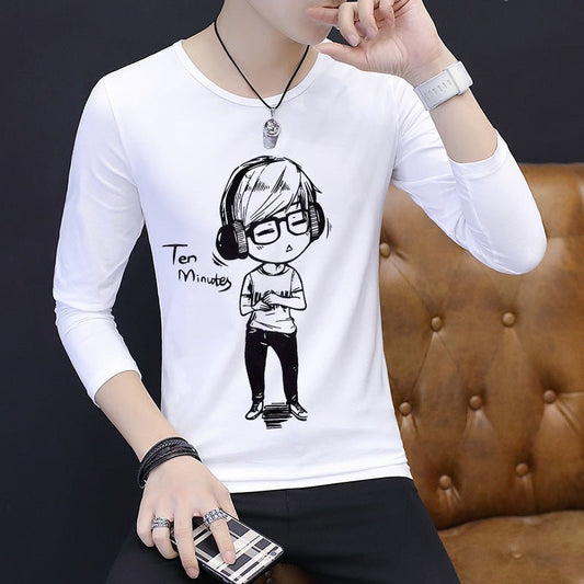 Men's Long - sleeved Bottoming Autumn Clothes T-shirt - PratSN