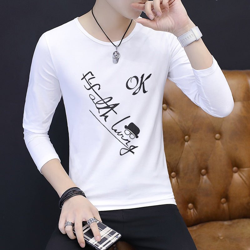Men's Long - sleeved Bottoming Autumn Clothes T-shirt - PratSN