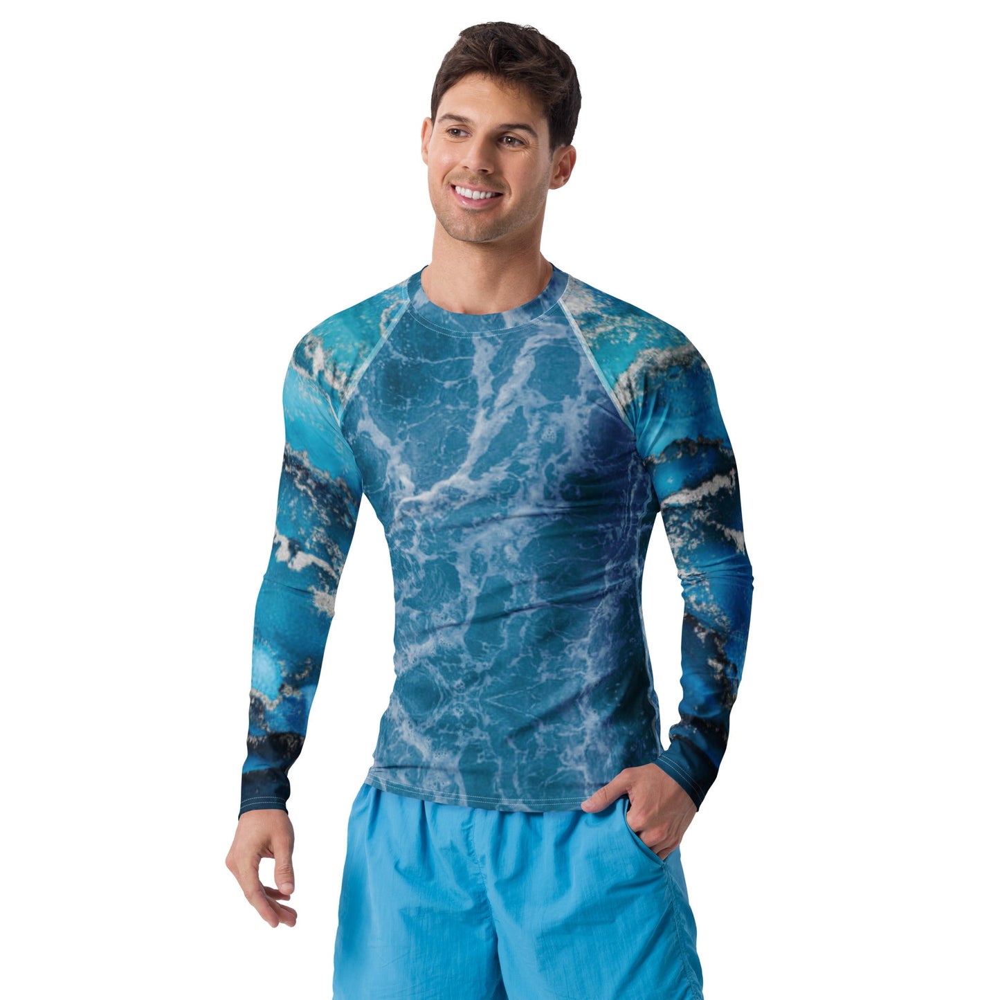 Men's Rash Guard | Men's Long Sleeve UPF 50+ Quick - Dry Shirt - PratSN