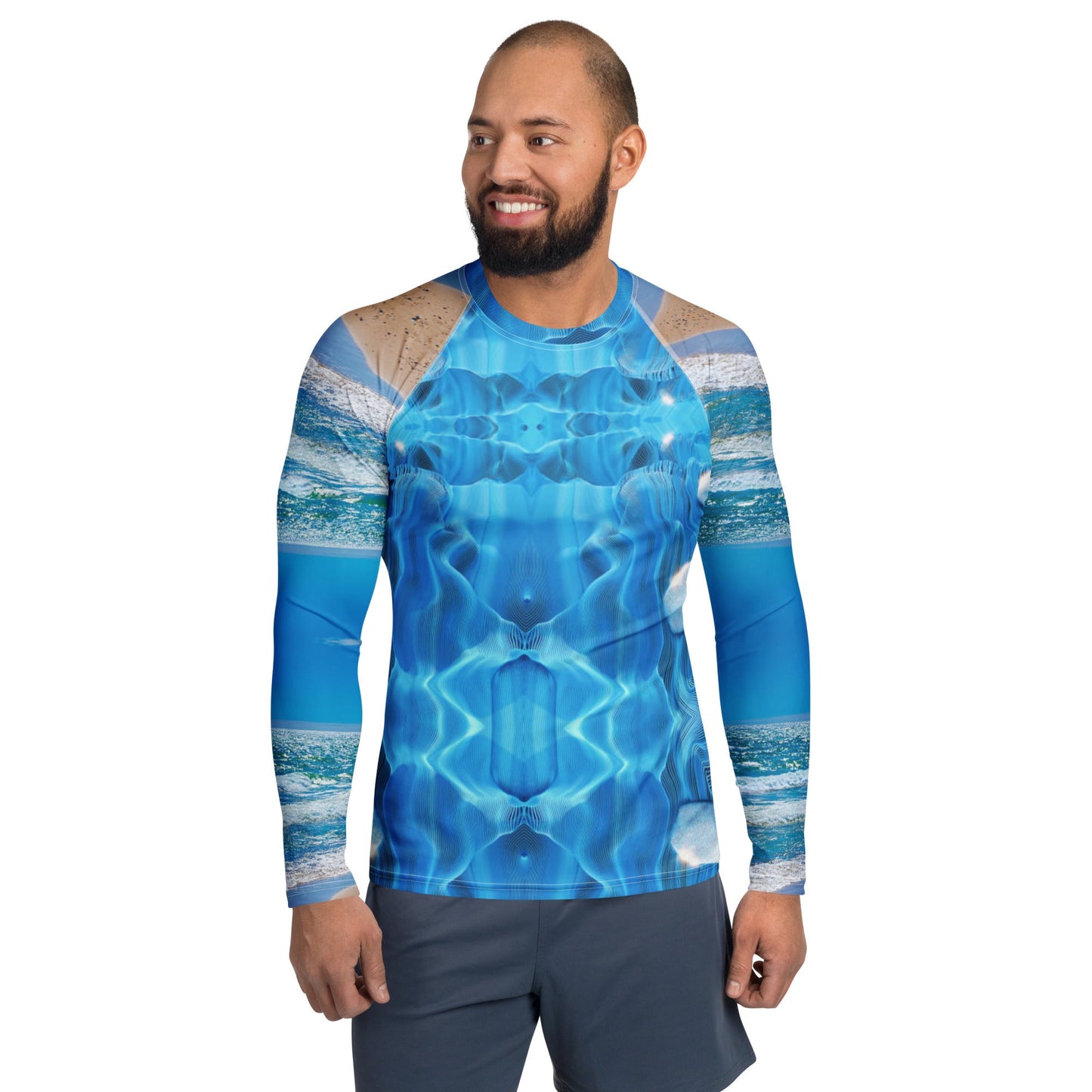Men's Rash Guard | Men's Long Sleeve UPF 50+ Quick - Dry Shirt - PratSN