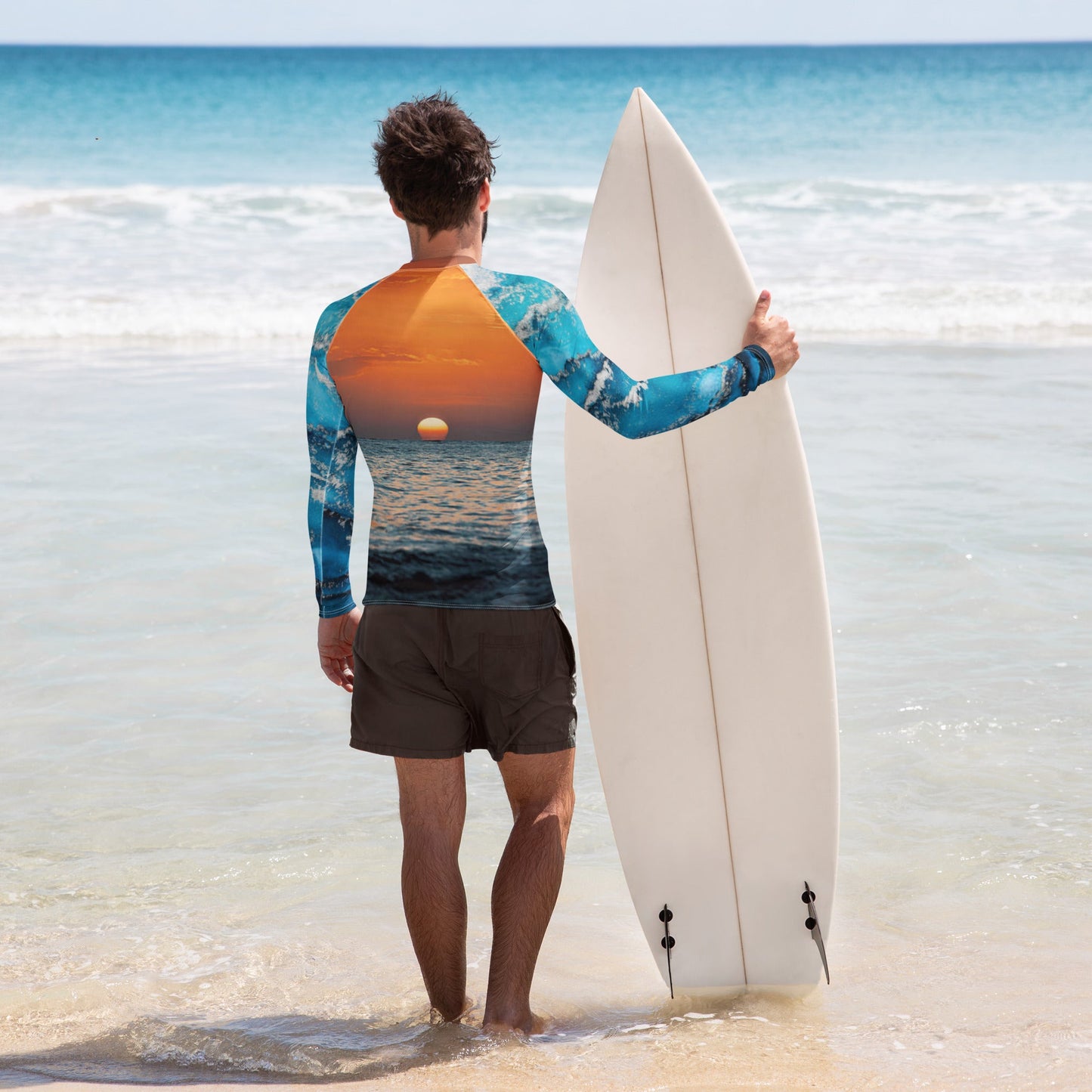 Men's Rash Guard | Men's Long Sleeve UPF 50+ Quick - Dry Shirt - PratSN