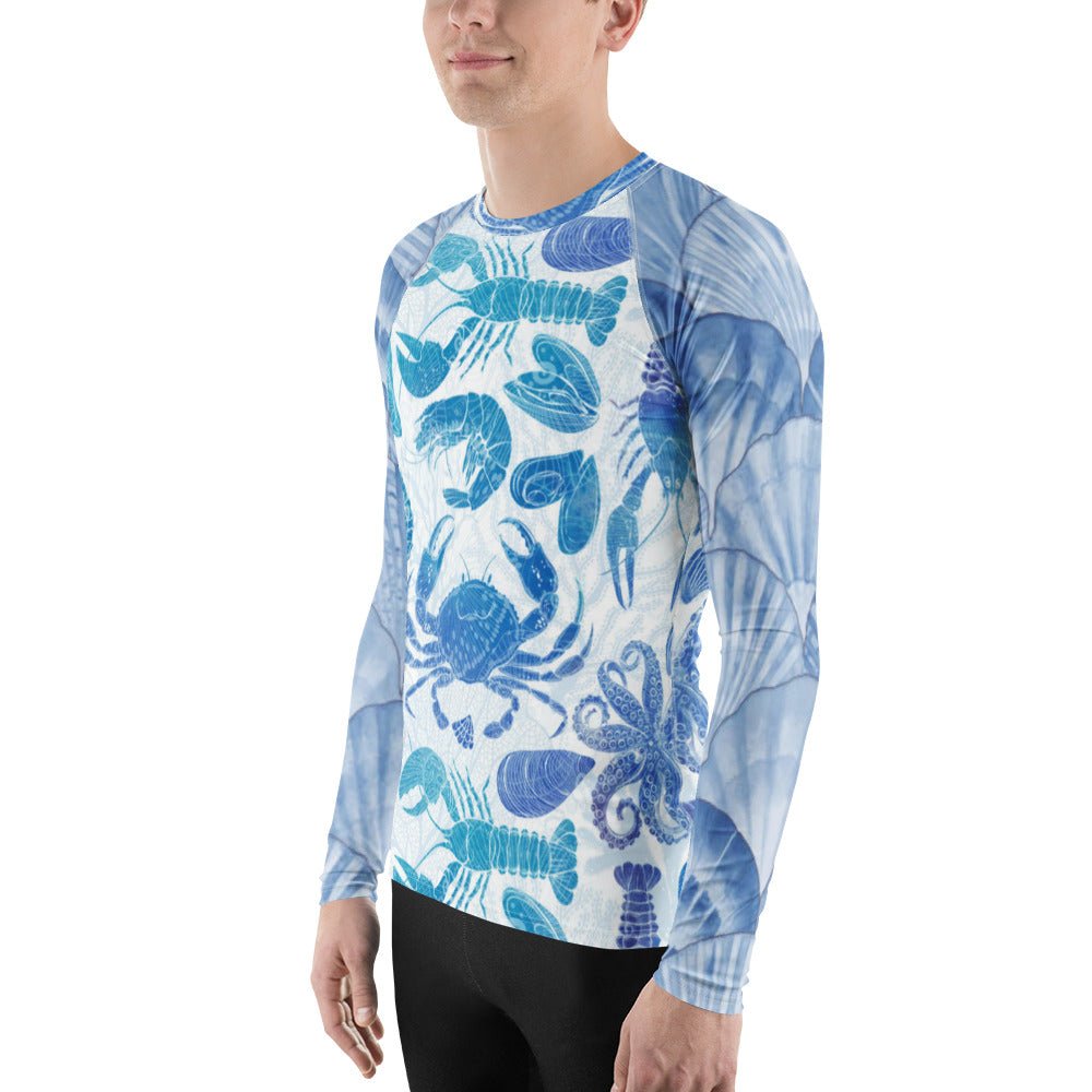 Men's Rash Guard | Men's Long Sleeve UPF 50+ Quick - Dry Shirt - PratSN