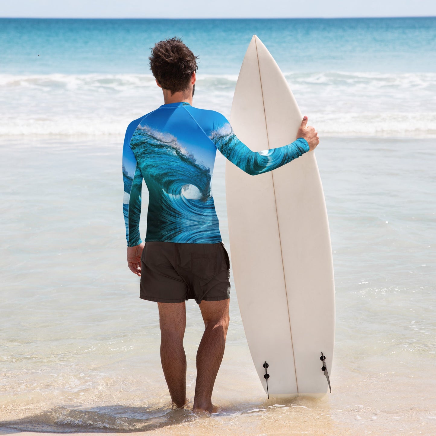 Men's Rash Guard | Men's Long Sleeve UPF 50+ Quick - Dry Shirt - PratSN
