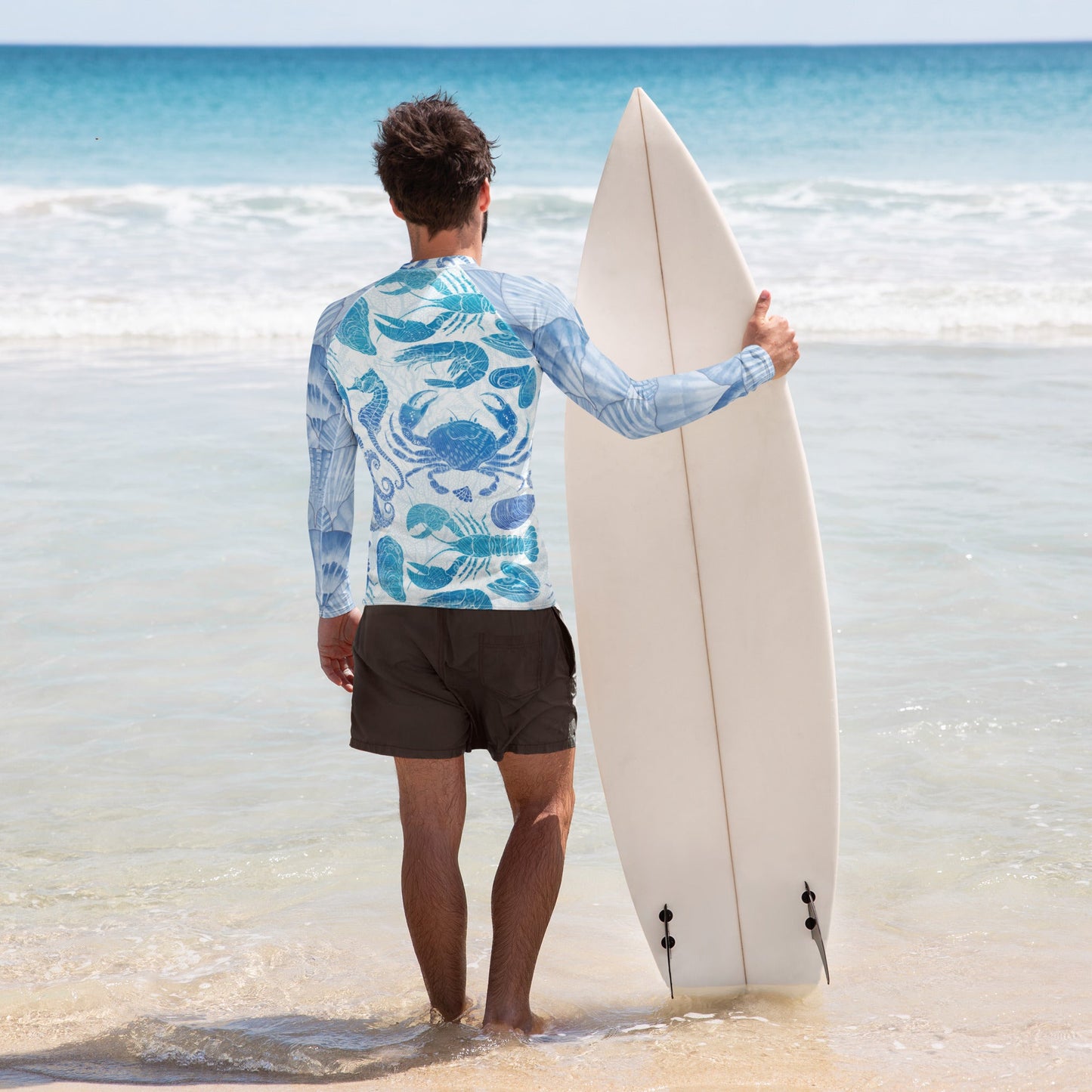 Men's Rash Guard | Men's Long Sleeve UPF 50+ Quick - Dry Shirt - PratSN