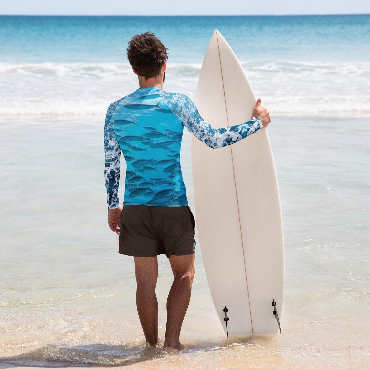 Men's Rash Guard | Men's Long Sleeve UPF 50+ Quick - Dry Shirt - PratSN