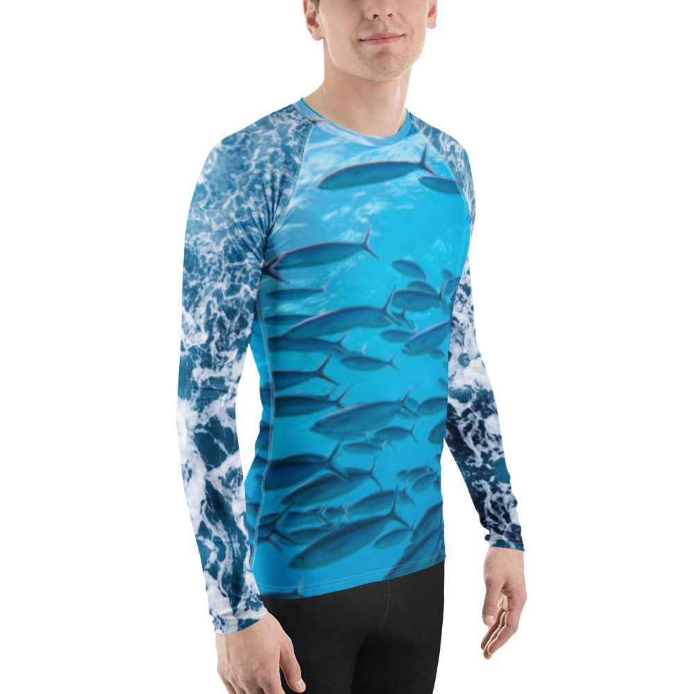Men's Rash Guard | Men's Long Sleeve UPF 50+ Quick - Dry Shirt - PratSN