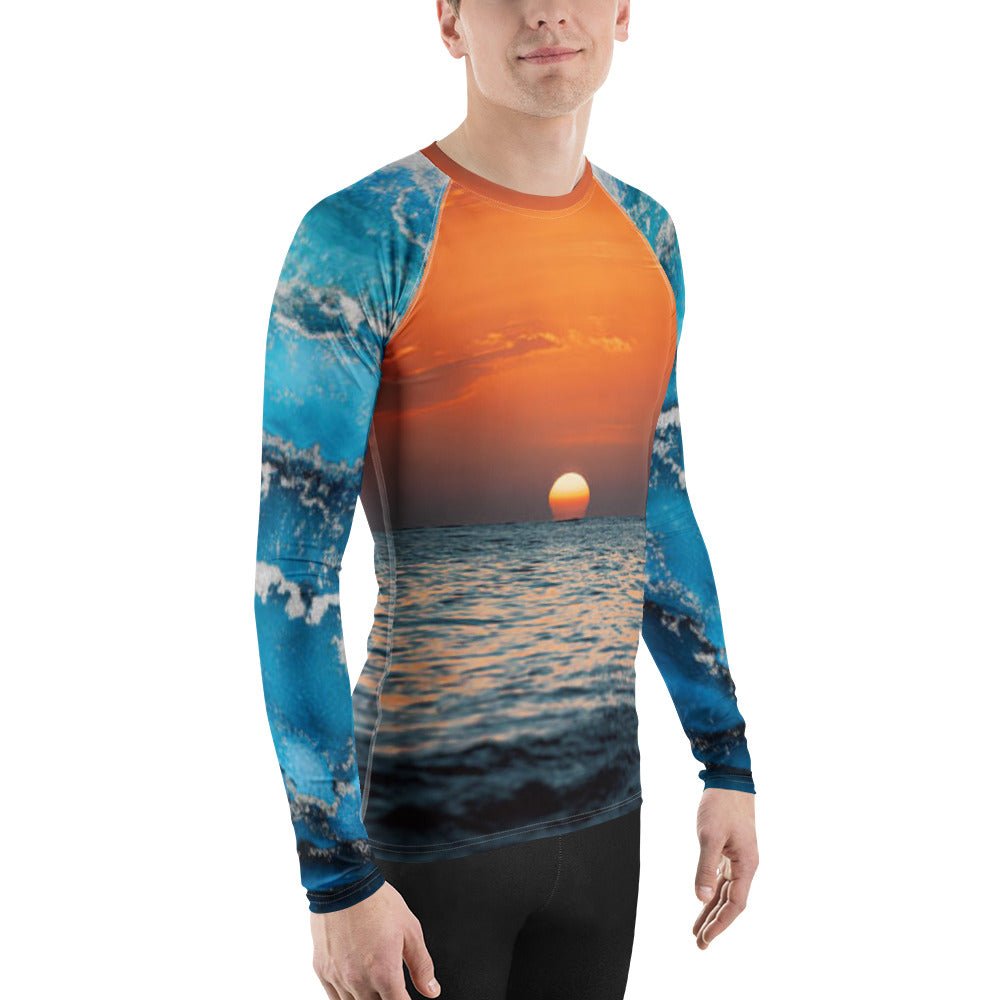 Men's Rash Guard | Men's Long Sleeve UPF 50+ Quick - Dry Shirt - PratSN