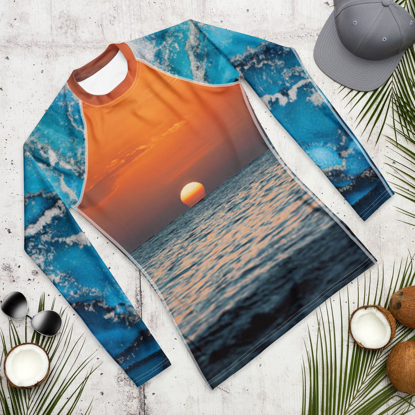 Men's Rash Guard | Men's Long Sleeve UPF 50+ Quick - Dry Shirt - PratSN