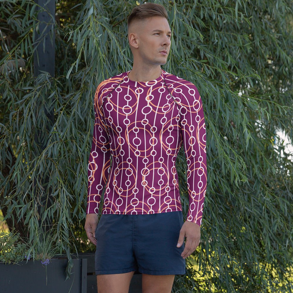Men's Rash Guard | Men's Long Sleeve UPF 50+ Quick - Dry Shirt - PratSN