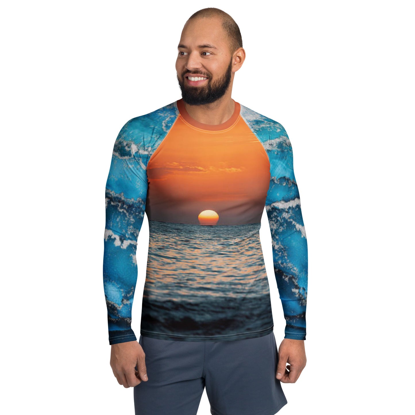 Men's Rash Guard | Men's Long Sleeve UPF 50+ Quick - Dry Shirt - PratSN