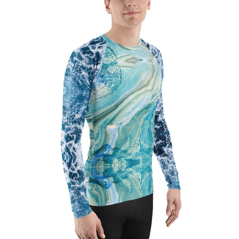 Men's Rash Guard | Men's Long Sleeve UPF 50+ Quick - Dry Shirt - PratSN
