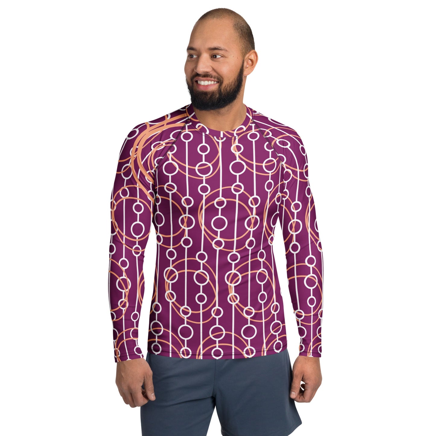 Men's Rash Guard | Men's Long Sleeve UPF 50+ Quick - Dry Shirt - PratSN