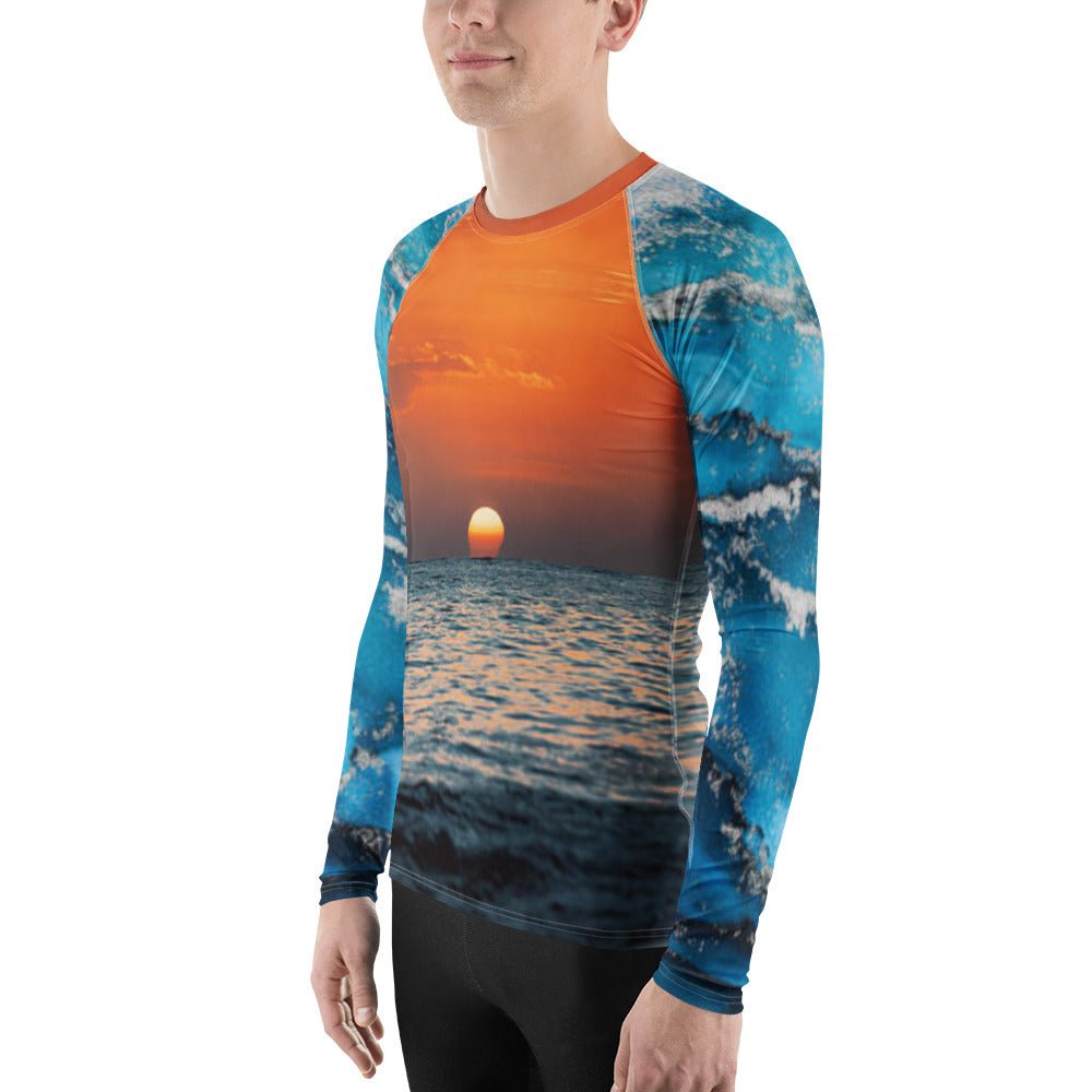 Men's Rash Guard | Men's Long Sleeve UPF 50+ Quick - Dry Shirt - PratSN