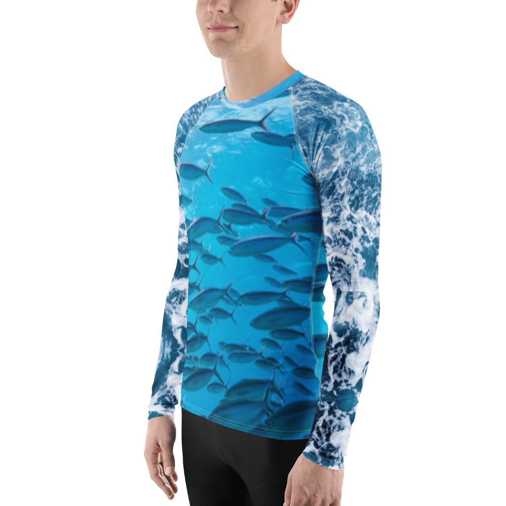 Men's Rash Guard | Men's Long Sleeve UPF 50+ Quick - Dry Shirt - PratSN