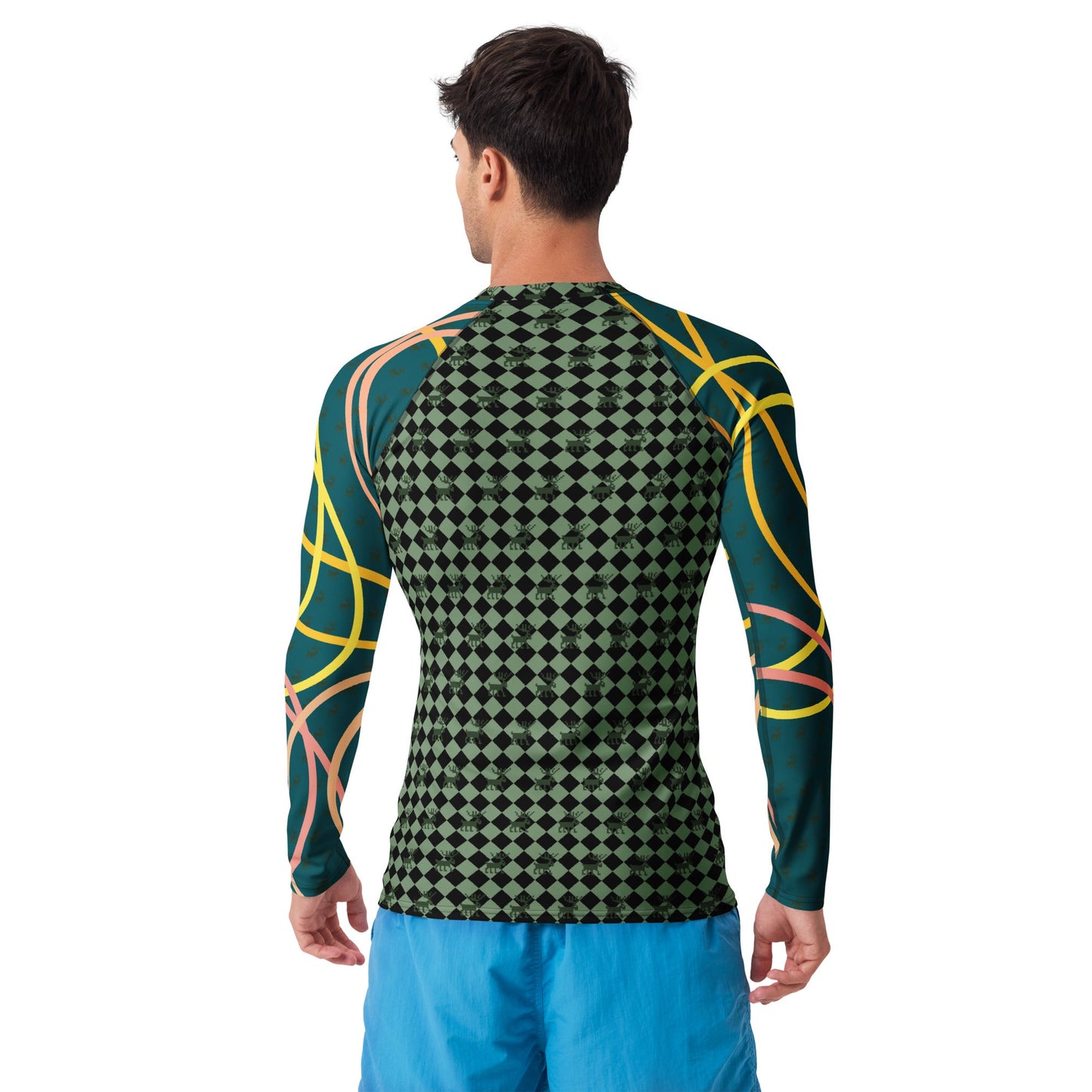 Men's Rash Guard | Men's Long Sleeve UPF 50+ Quick - Dry Shirt - PratSN