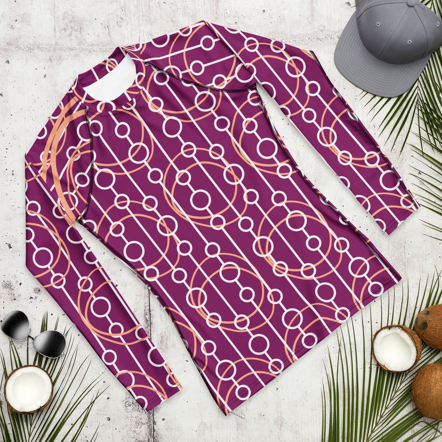 Men's Rash Guard | Men's Long Sleeve UPF 50+ Quick - Dry Shirt - PratSN