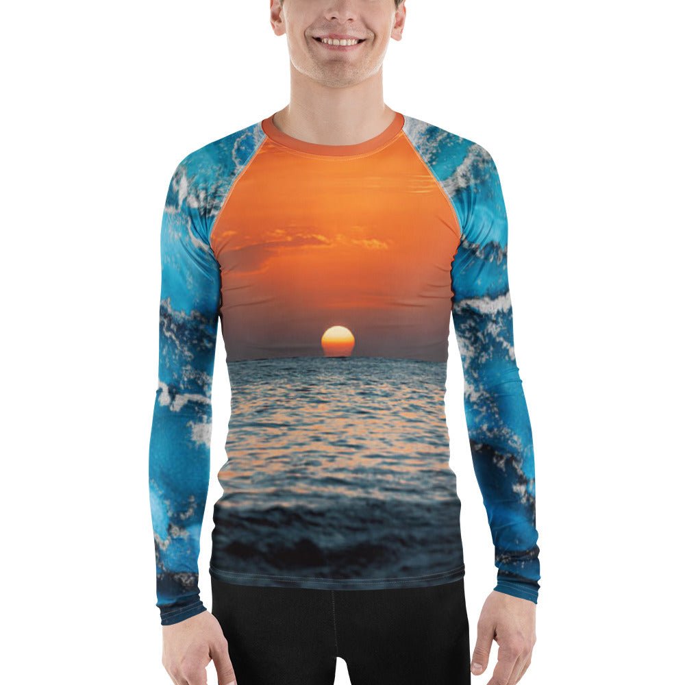 Men's Rash Guard | Men's Long Sleeve UPF 50+ Quick - Dry Shirt - PratSN