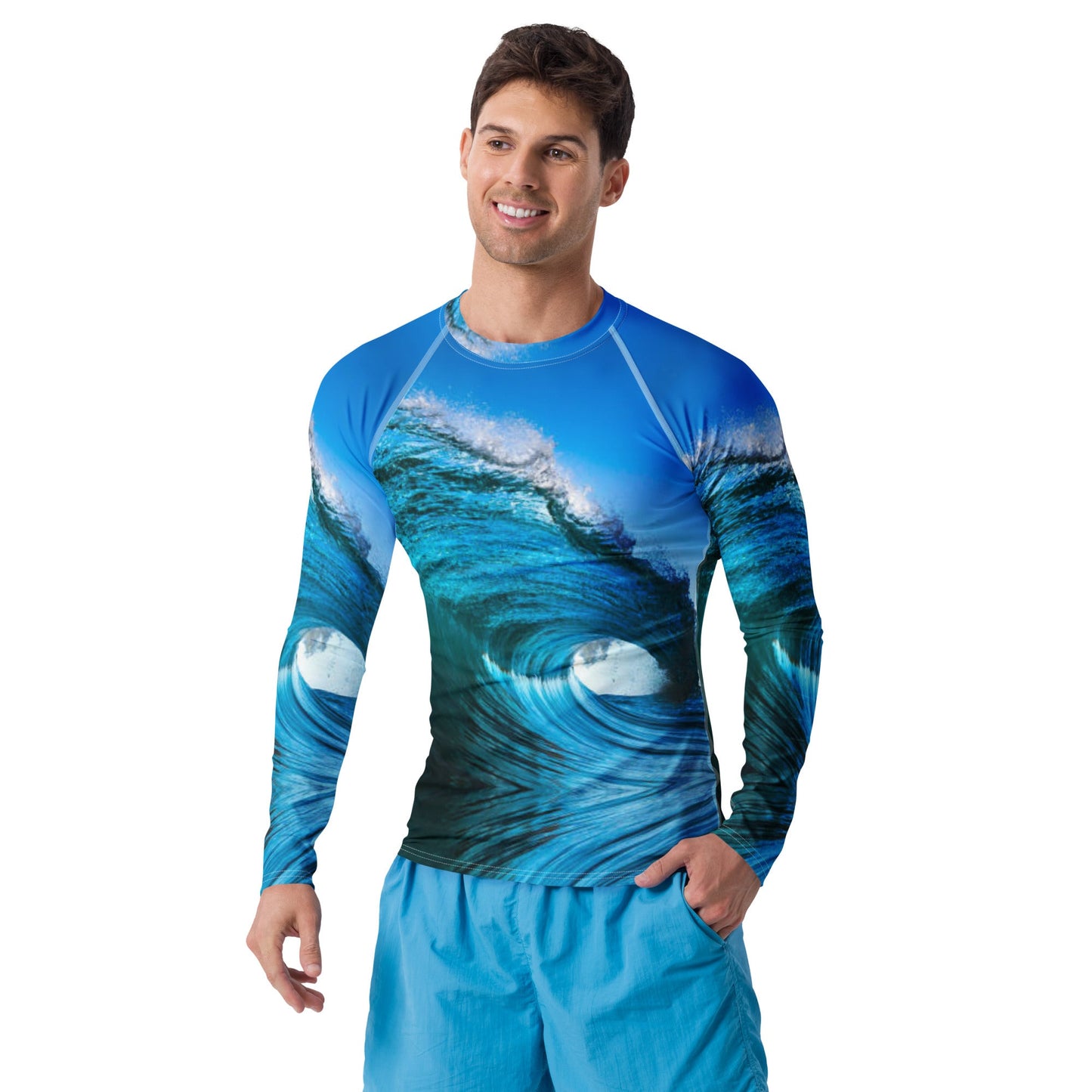 Men's Rash Guard | Men's Long Sleeve UPF 50+ Quick - Dry Shirt - PratSN