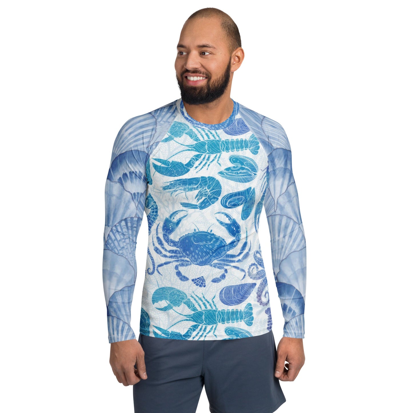 Men's Rash Guard | Men's Long Sleeve UPF 50+ Quick - Dry Shirt - PratSN